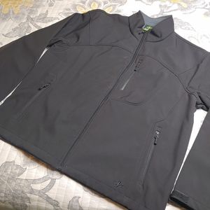 NordicTrack Black Fleece-Lined Shell Jacket
